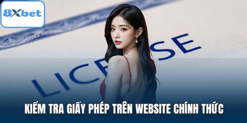 Kiểm tra giấy phép trên website chính thức